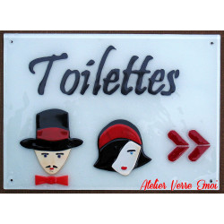 Panneaux "Toilettes"