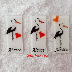 Magnet Cigogne Alsace