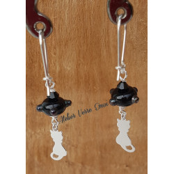 Boucles d'Oreilles "Chat"